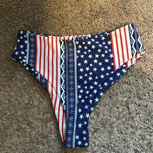 High waisted bathing suit bottoms
